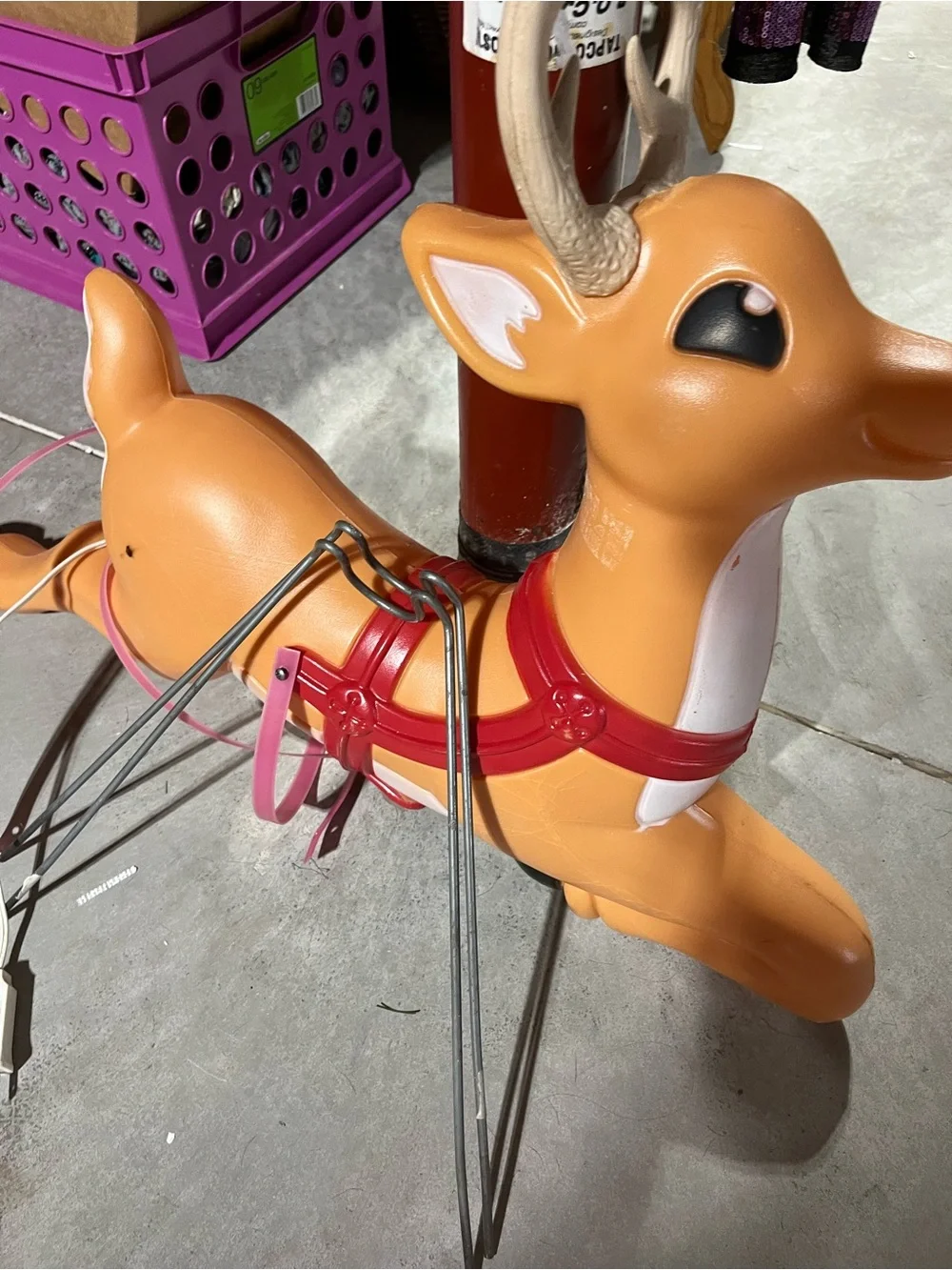 Light up Reindeer Accent Light - Red